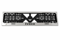 Iveco Verchroomde kentekenplaathouder (1 st., roestvrij staal) foto 1