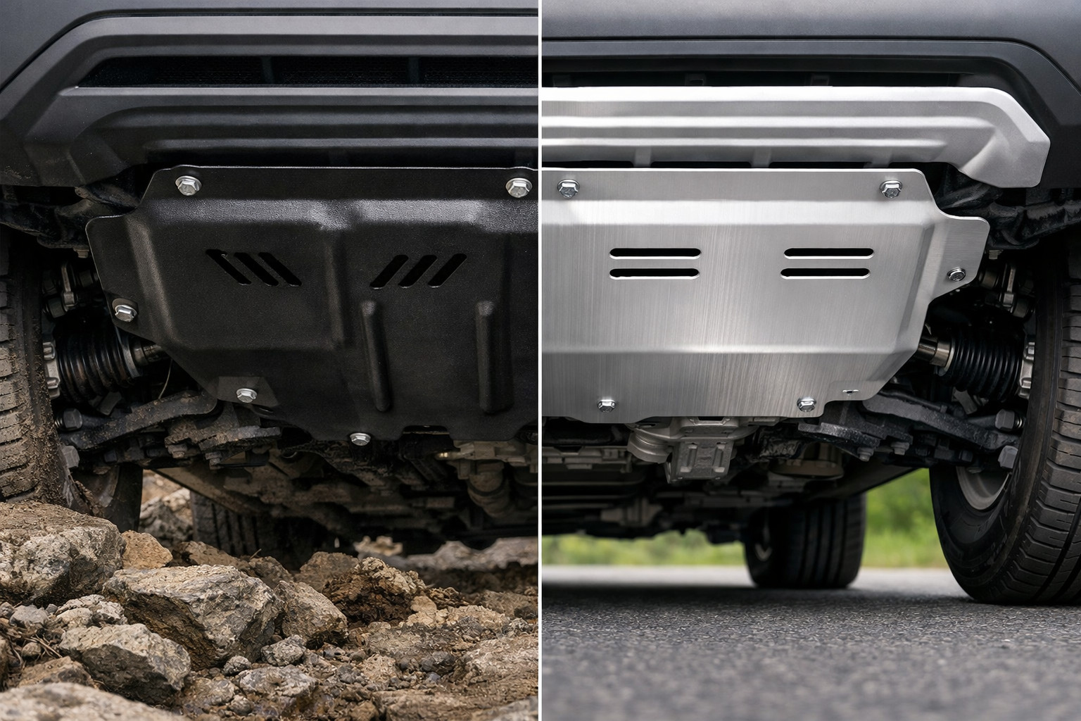 Stalen of aluminium carterbescherming: wat is beter voor echte wegen?