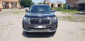Toyota Land Cruiser Prado 150 2009–2023 Voorbeschermbeugel ST014 (RVS) 60/60 mm foto 7