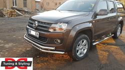 Volkswagen Amarok 2010–2022 Frontbeschermbeugel ST018-2 (RVS) foto 5