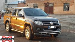 Volkswagen Amarok 2010–2022 Frontbeschermbeugel ST018-2 (RVS) foto 7