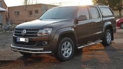 Volkswagen Amarok 2010–2022 Frontbeschermbeugel ST018-2 (RVS) foto 8