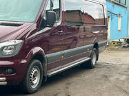 Mercedes Sprinter W906 2006–2018 DOT-Line side steps (2 stuks, aluminium) Middellange wielbasis foto 3