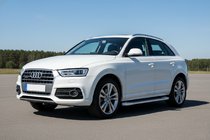 Audi Q3 2011–2019 Side steps Allmond White (2 st., aluminium) foto 1