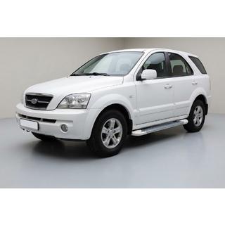 Side steps Allmond White (2 st., aluminium) Kia Sorento I BL 2002–2009 foto 1