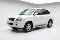 Hyundai Tucson JM 2004– Side steps Allmond White (2 st., aluminium) foto 1