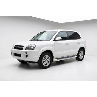 Side steps Allmond White (2 st., aluminium) Hyundai Tucson JM 2004– foto 1