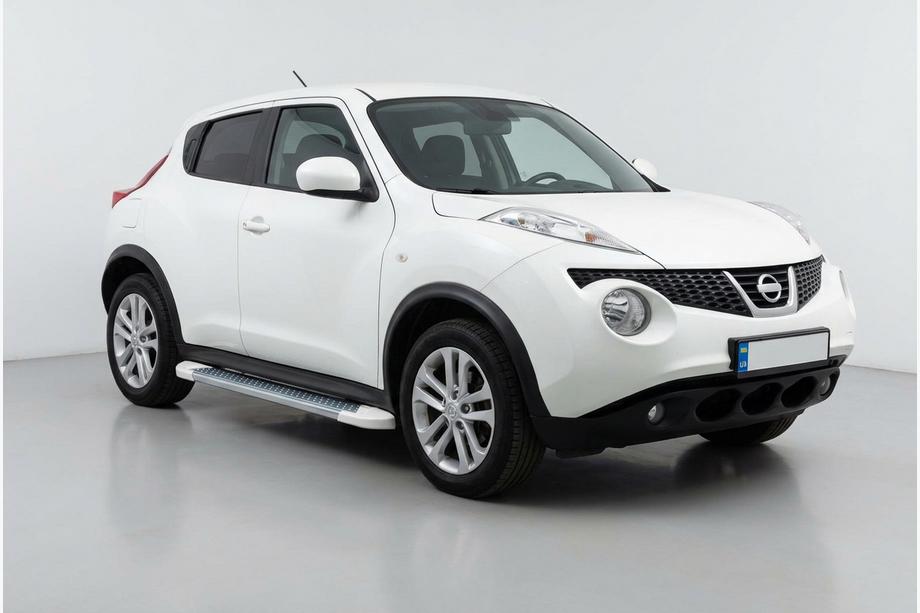 Nissan Juke 2010–2019 Side steps Allmond White (2 st., aluminium) Image