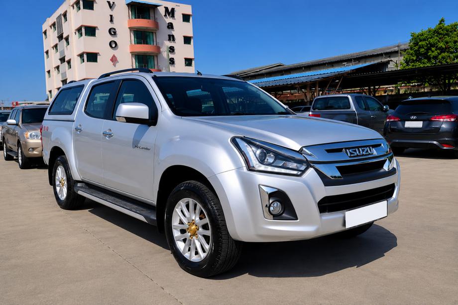 Isuzu D-Max 2011–2019 OEM dakrails zwart (ABS-kunststof, montage met lijm) Image