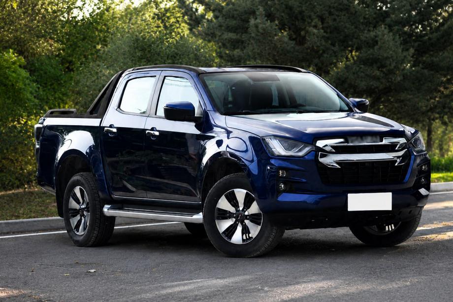 Isuzu D-Max 2011–2019 Dakrails zwart OEM (aluminium) Image