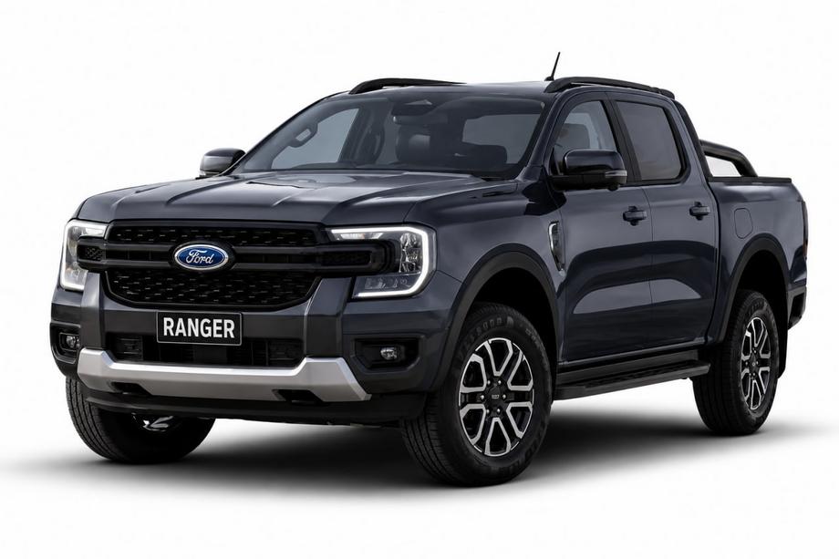 Ford Ranger 2022– OEM dakrails zwart (ABS-kunststof, montage met lijm) Image
