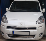 Citroen Berlingo 2008–2018 Dichte grille 2008-2012 (RVS) 2012+ foto 2