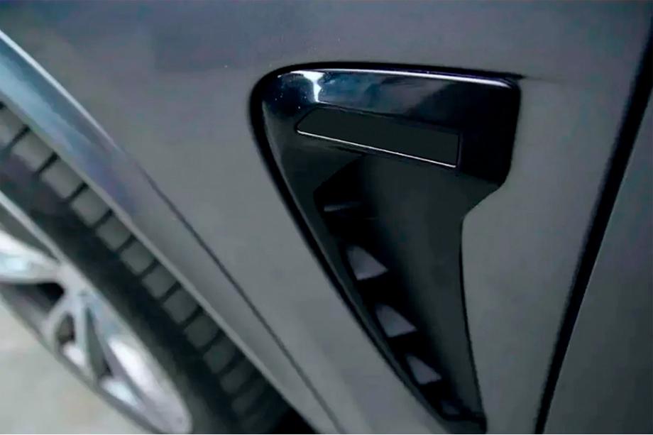 BMW X6 F16 2014–2019 Spatbordroosters in Black X6M F86-stijl Foto 1