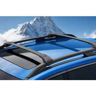 Dakdragers (dwarsdragers) zwart voor standaard dakrails OEM (Aluminium) Subaru Forester 2018–2024