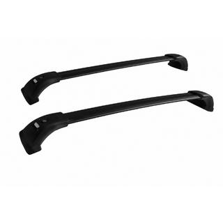 Dakdragers (dwarsbalken) zwart voor dakrails OEM (afsluitbaar met sleutel, aluminium) Toyota Highlander 2013–2019