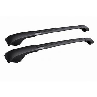 Dakdragers (dwarsdragers) zwart voor standaard dakrails OEM (Aluminium)