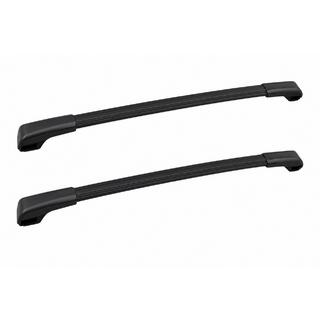 Dakdragers (dwarsdragers) zwart voor standaard dakrails OEM (Aluminium) Subaru Crosstrek 2017–2023