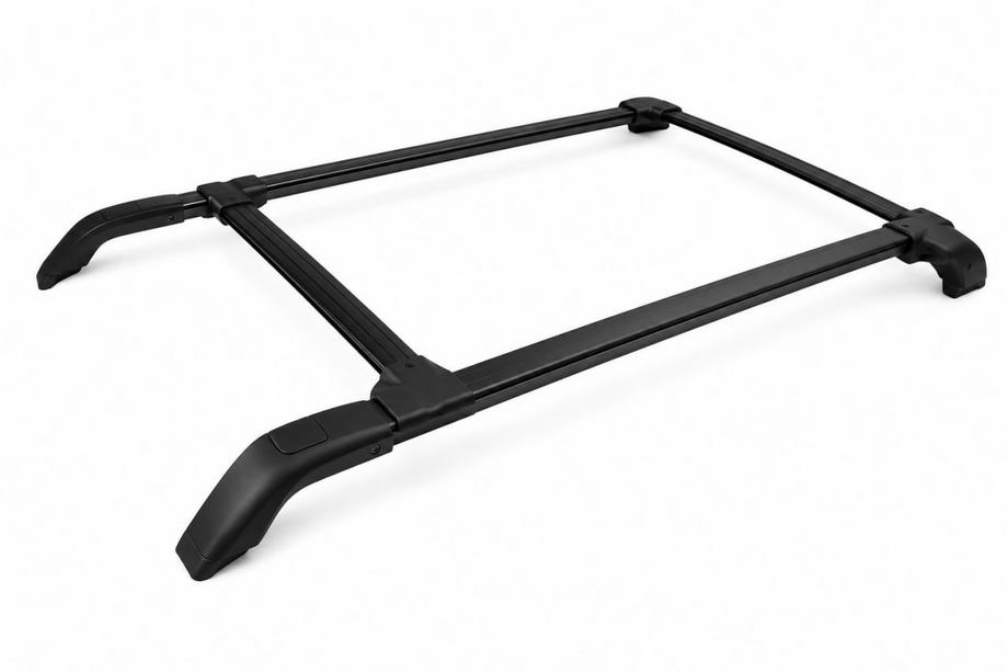 Ford Bronco 2021– Dakrails met dwarsbalken, zwart OEM V1 (aluminium) Image