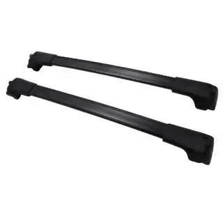 Dakdragers (dwarsdragers) zwart voor standaard dakrails OEM (Aluminium)