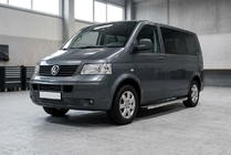 Volkswagen T5 Transporter 2003–2010 BlackLine side steps (2 stuks, aluminium) Korte wielbasis foto 3