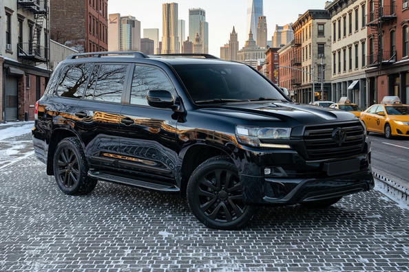 Black Edition voor Toyota LC200: donkere, agressieve look na facelift