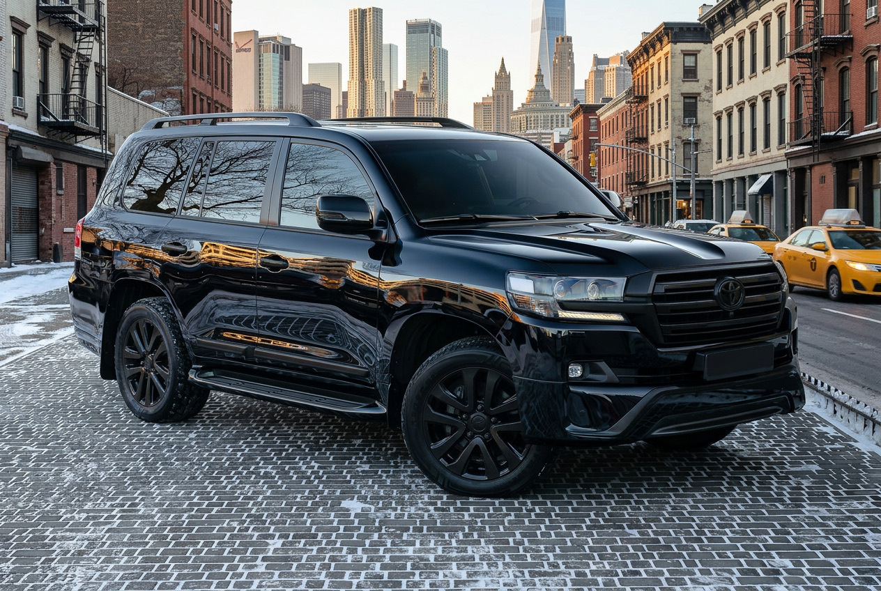 Black Edition voor Toyota LC200: donkere, agressieve look na facelift