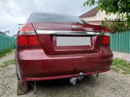 Chevrolet Aveo T250 2005–2011 Achterste sierlijst (RVS) foto 1