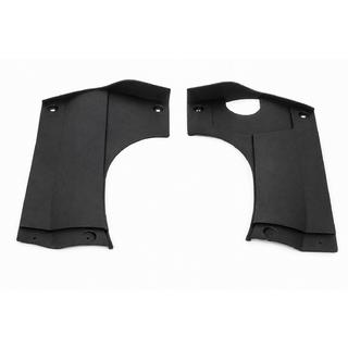 Kunststof afdekpanelen onder de motorkap, set van 2 stuks (één met ronde uitsparing) Lexus LX570/450d 2008–2022