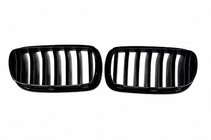 BMW X6 F16 2014–2019 Nierengrille 1-Bar (mat zwart) foto 2
