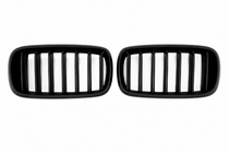 BMW X6 F16 2014–2019 Nierengrille 1-Bar (mat zwart) foto 1