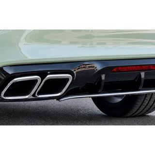 Achterdiffuser met chromen uitlaattips (2015-2018, GT63 design) Mercedes CLS C218 2011–2018 foto 4