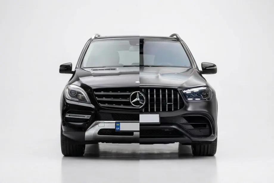 Mercedes GLE/ML-klasse W166 2011–2018 Facelift ombouwset voor W167 GLE53 Image