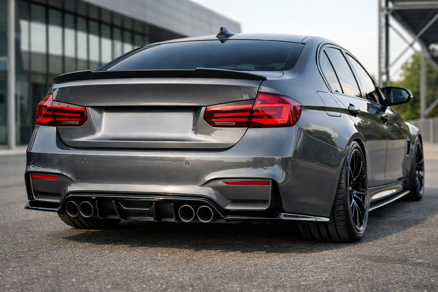 Diffuser correct monteren op BMW