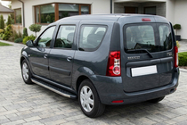 Dacia Logan MCV 2004–2014 BlackLine side steps (2 stuks, aluminium) foto 3