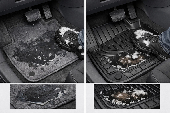 In de auto is het ’s winters steeds nat: welke matten zijn handiger Foto 1