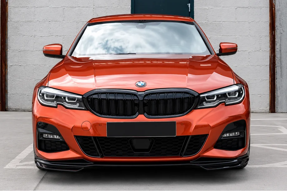 BMW 3 Serie G20/G21 2018– Voorbumper lip MP-Style (voor M-Sport 2018-2022, ABS) Image