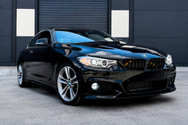 BMW 4 Serie F32/F33/F36 2012–2020 MP-Style voorbumper lip (voor M-Sport, hoogglans zwart) foto 5