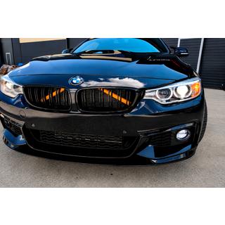 MP-Style voorbumper lip (voor M-Sport, hoogglans zwart) foto 2