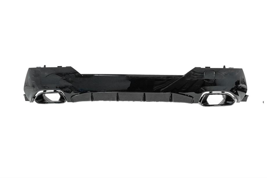 BMW 4-serie G22/23/26 2020– Achterbumperdiffuser met uitlaatsierstukken (voor G22/G23 M-Sport) Foto 2