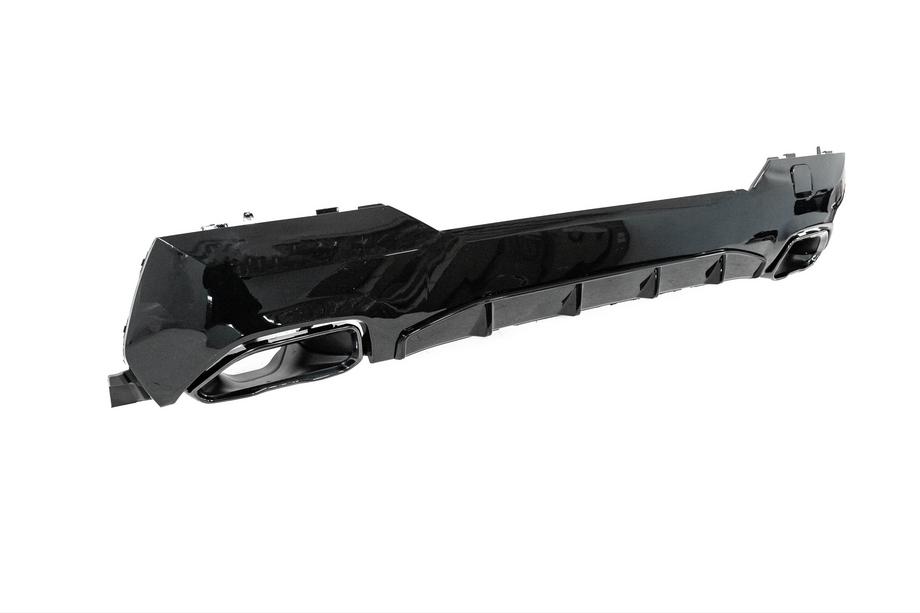 BMW 4-serie G22/23/26 2020– Achterbumperdiffuser met uitlaatsierstukken (voor G22/G23 M-Sport) Foto 5