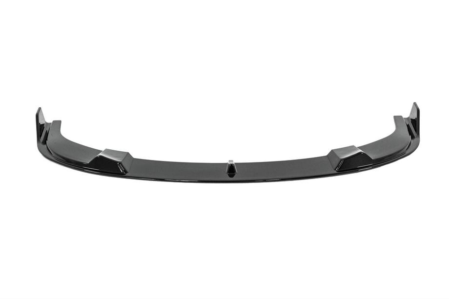 BMW 5 Serie E60/E61 2003–2010 Front bumper lip (voor M-Sport, glanzend zwart) Foto 1