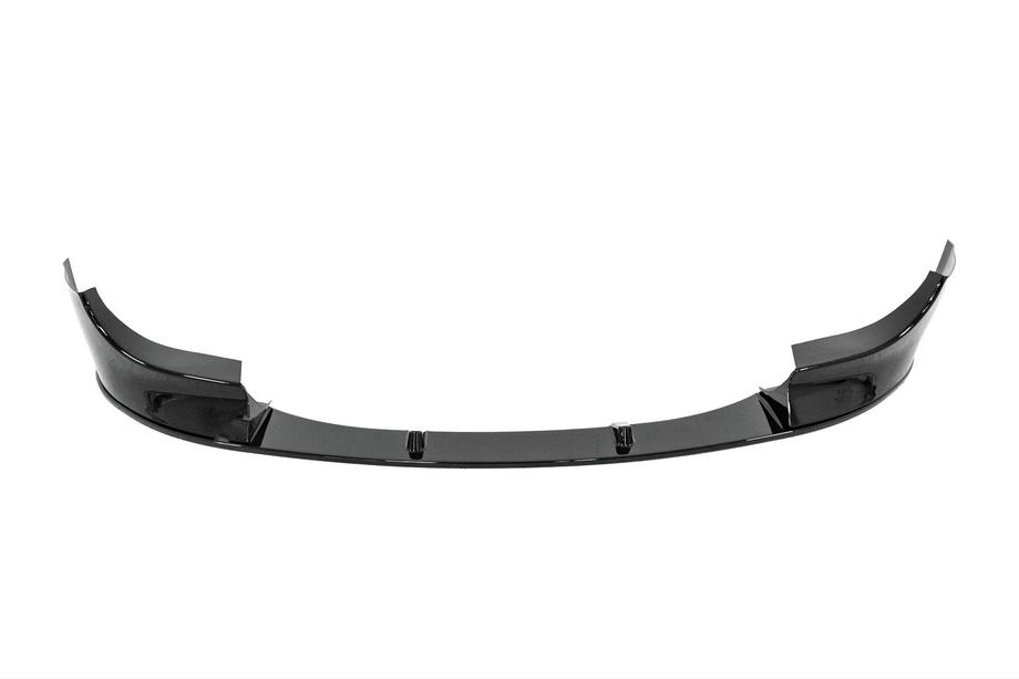 BMW 5 Serie E60/E61 2003–2010 Front bumper lip voor M5, hoogglans zwart Foto 1