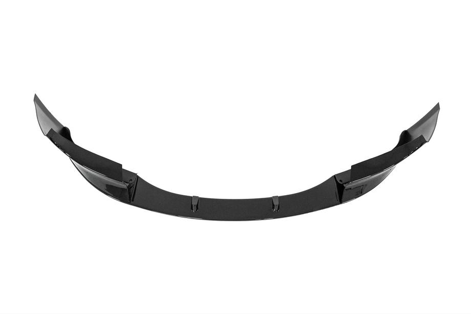 BMW 5 Serie E60/E61 2003–2010 Front bumper lip voor M5, hoogglans zwart Foto 2