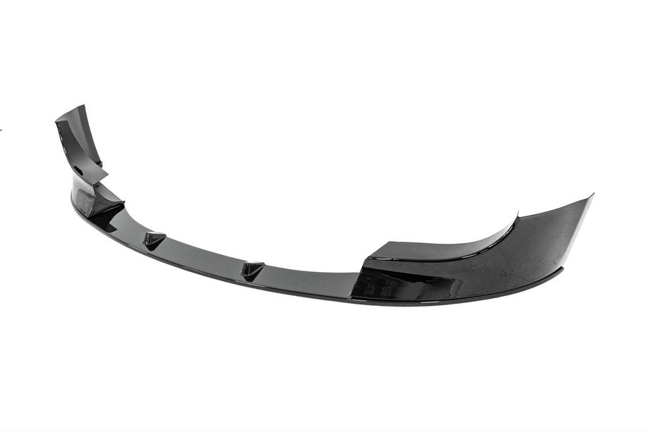 BMW 5 Serie E60/E61 2003–2010 Front bumper lip voor M5, hoogglans zwart Foto 3
