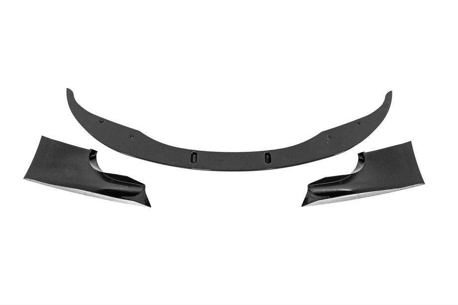BMW 5 Serie E60/E61 2003–2010 Front bumper lip voor M5, hoogglans zwart Foto 6