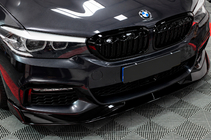 BMW 5 Serie G30/G31 2017–2023 Frontlip voorbumper Lip AC-Style (voor M-Sport 2017-2020, ABS) foto 4
