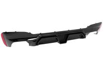 BMW 5 Serie G30/G31 2017–2023 Achterbumper diffuser CS-Style (voor M-Sport/M5 F90, ABS) foto 9