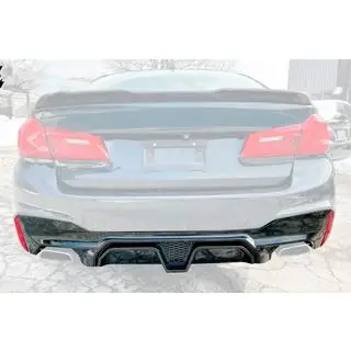 Achterbumper diffuser CS-Style (voor M-Sport/M5 F90, ABS) foto 1