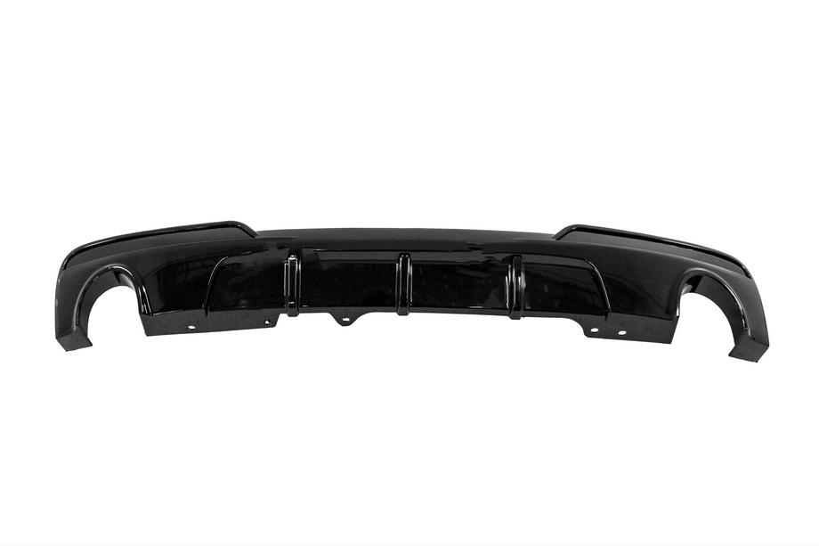BMW 5 Serie F10/F11 2010–2016 Achterbumperdiffuser voor enkele uitlaat links en rechts (voor M-Performance) Foto 1