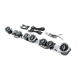 LED-luchtrooster deflectors (2014-2017, 7 kleuren) Mercedes S-Class W222 2013–2022 foto 4